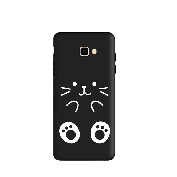 کاور قاب گارد طرح گربه مینیمال کیوت کد t10164 مناسب برای گوشی موبایل سامسونگ Galaxy J4 Plus / J4 Core