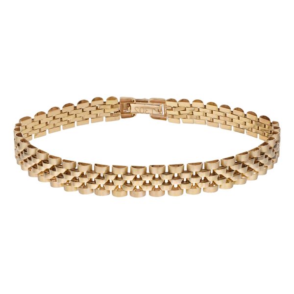 دستبند طلا 18 عیار زنانه طلای مستجابی مدل 40163