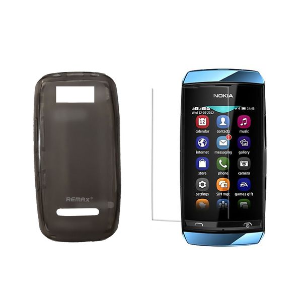 کاور ریمکس مدل pudding کد 01 مناسب برای گوشی موبایل نوکیا N305/N306/N3050 به همراه محافظ صفحه نمایش