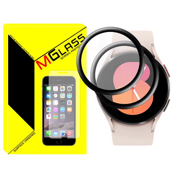 محافظ صفحه نمایش نانو ام‌گلس مدل NMG مناسب برای ساعت هوشمند سامسونگ Galaxy Watch 5 40mm بسته دو عددی