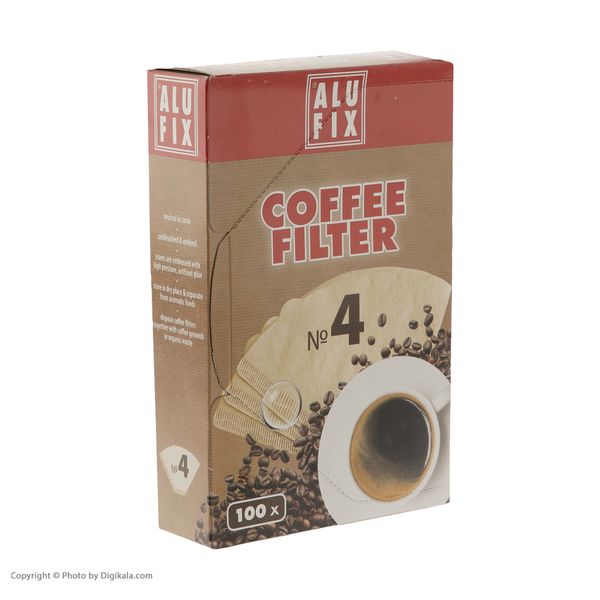 فیلتر قهوه الوفیکس مدل 91082 بسته 100 عددی