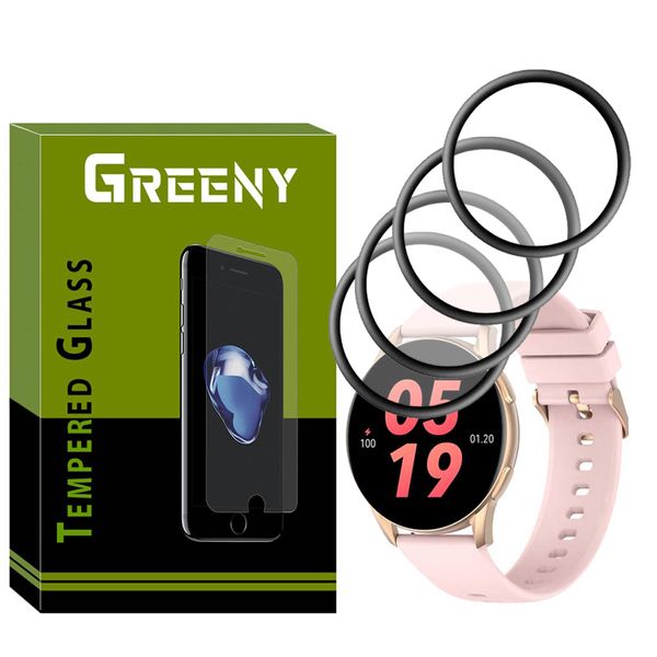 محافظ صفحه نمایش گرینی مدل GR-PM مناسب برای ساعت هوشمند کیسلکت Kieslect L11 Pro بسته چهار عددی