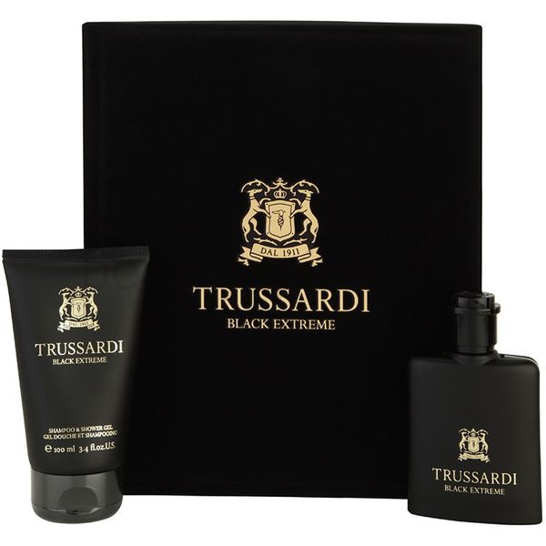 ست ادو تویلت مردانه تروساردی مدل Trussardi Black Extreme حجم 100 میلی لیتر