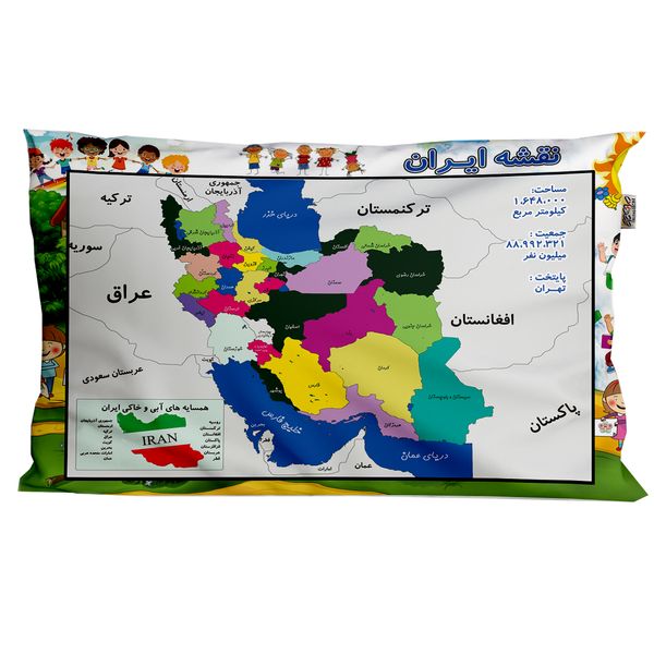 رو بالشی هزاردستان طرح نقشه ایران کد rob325