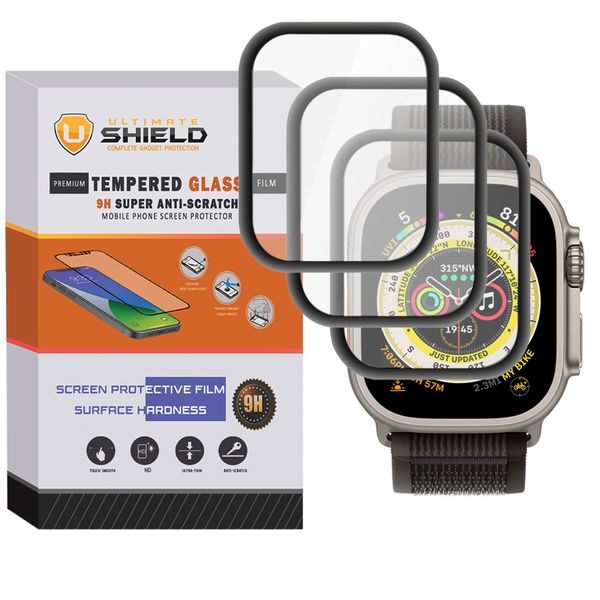محافظ صفحه نمایش نانو آلتیمیت شیلد مدل ULT مناسب برای ساعت هوشمند الترا BW8 بسته سه عددی