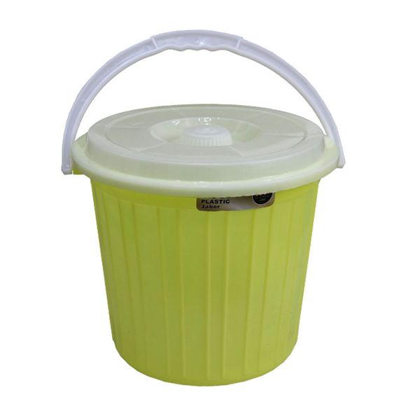 سطل زباله نوید پلاستیک جابر مدل دسته دار کد 10