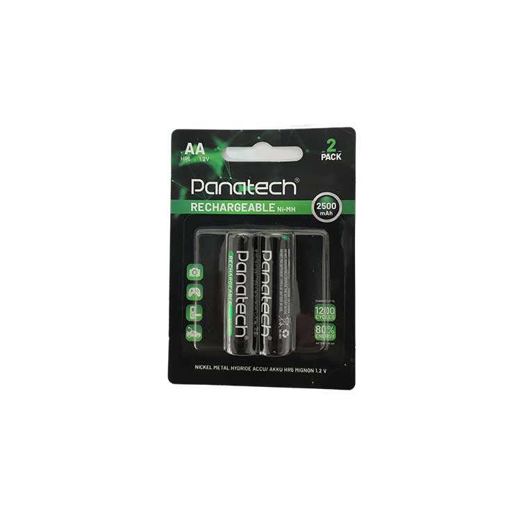 باتری قلمی قابل شارژ پاناتک مدل HR6 بسته دو عددی