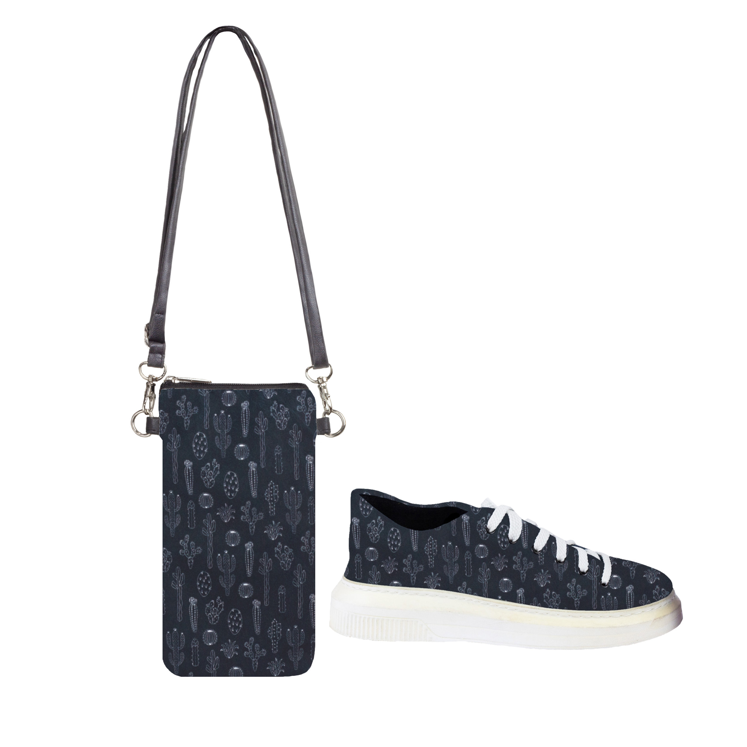 ست کیف و کفش زنانه مدل کاکتوس کد bllack