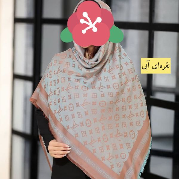 روسری زنانه مدل ابریشم ژاکارد دورو