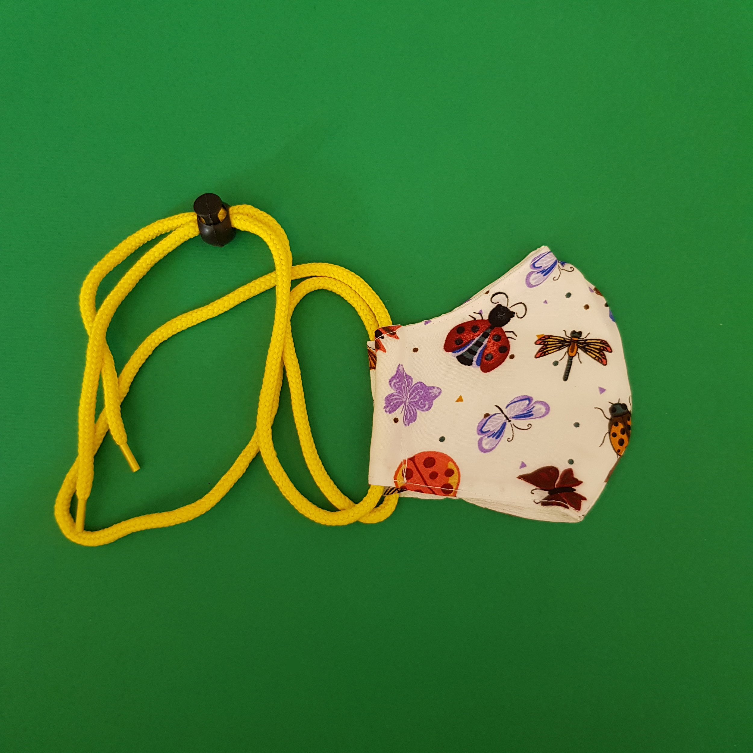 ماسک پارچه‌ای بچگانه مدل پروانه و کفشدوزک
