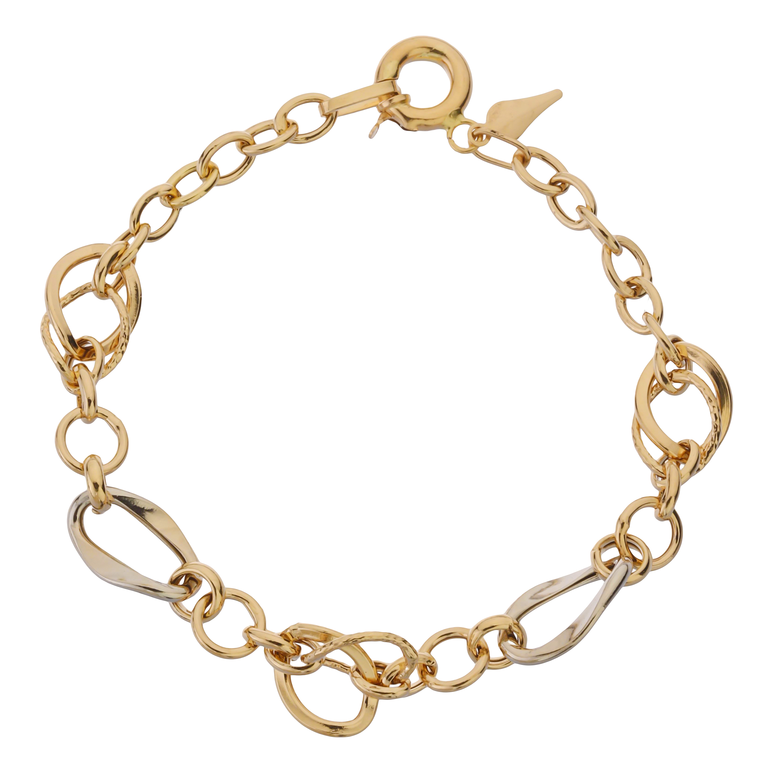 دستبند طلا 18 عیار زنانه طلای مستجابی مدل 40150 