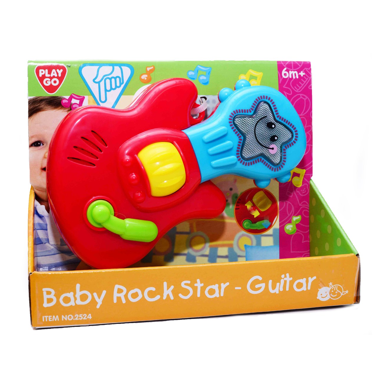 بازی آموزشی پلی گو مدل Baby Rock Star Guitar