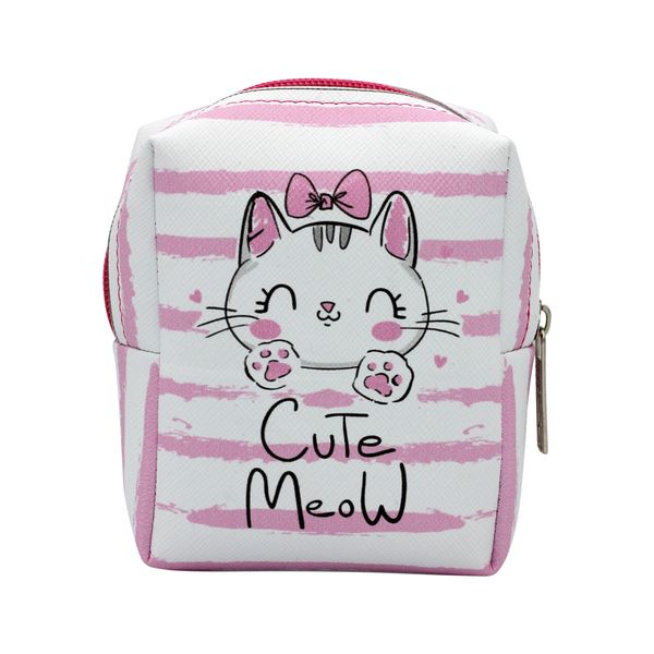 کیف لوازم آرایش دخترانه مدل گربه کد IDM 458
