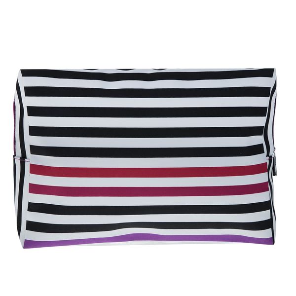 کیف لوازم آرایشی آرت دکو مدل Striped Linen