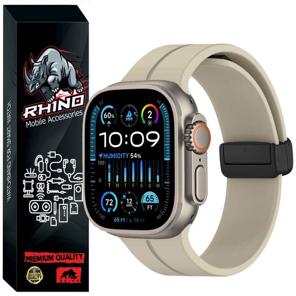 بند راینو مدل Magnetic مناسب برای ساعت هوشمند اسمارت واچ T800 ultra / T900 ultra / HK8 Pro max / HK9 Ultra 2