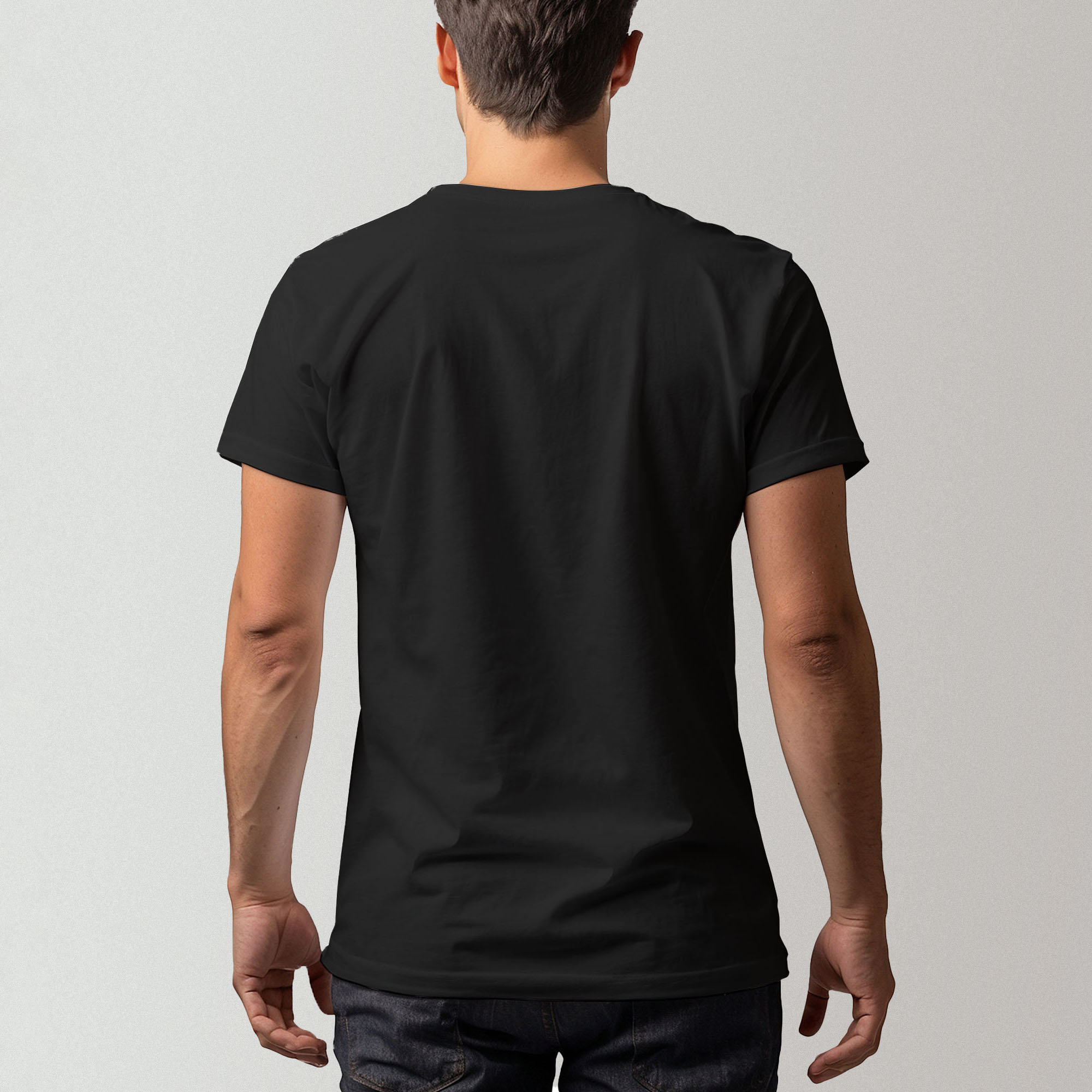تی شرت آستین کوتاه مردانه مدل 14030204a رنگ مشکی