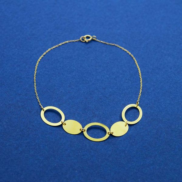 دستبند طلا 18 عیار زنانه کانیار گالری مدل B39