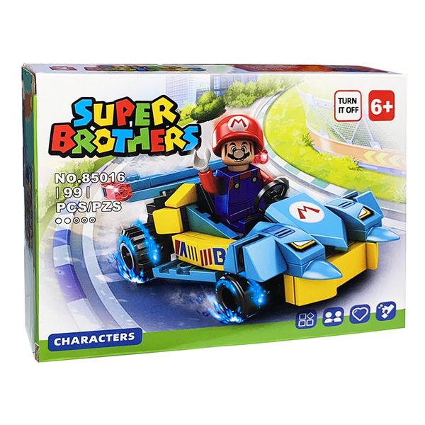 ساختنی مدل ماریو ماشین سوار طرح SUPER BROTHERS کد 850162