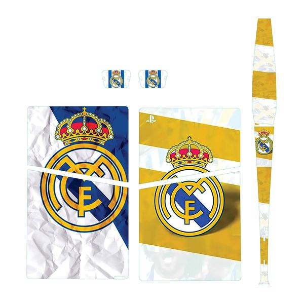  برچسب کنسول بازی پلی استیشن5 اسلیم دیجیتال توییجین وموییجین مدل Real Madrid 03 مجموعه6 عددی