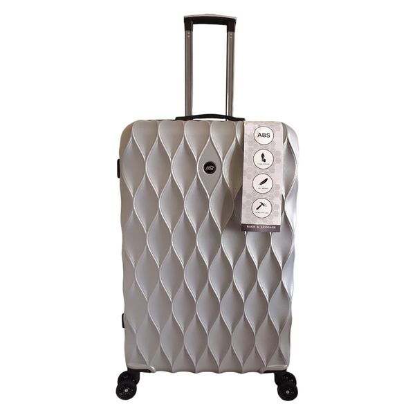 مجموعه دو عددی چمدان ام آر مدل کاوردار طرح لوزی 