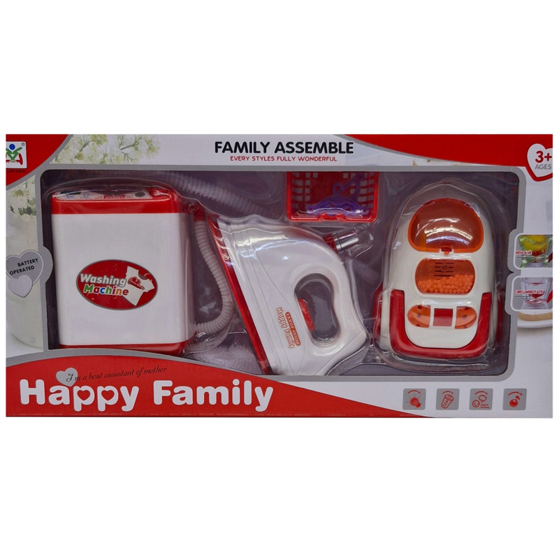 جاروبرقی اسباب بازی مدل happy family