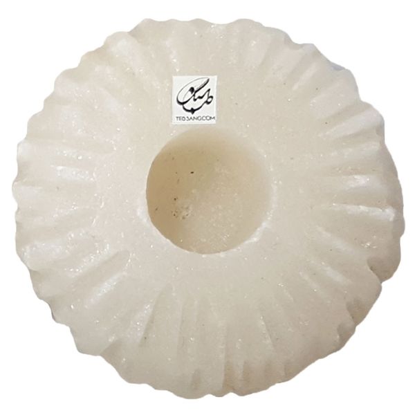 شمعدان سنگ نمک طب سنگ طرح جاشمعی آذرخش کد TC-40131