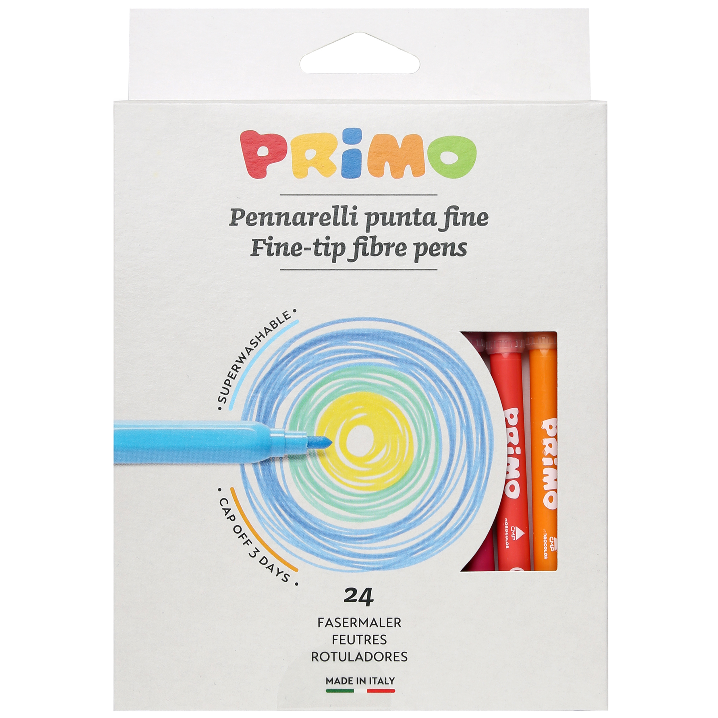ماژیک 24 رنگ پریمو مدل Fine-tip Fibre Pens 