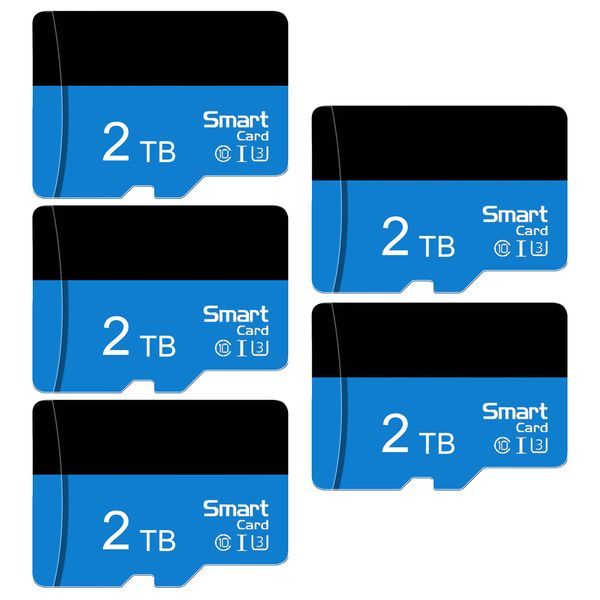 کارت حافظه MicroSDXC مدل Smart کلاس 10 استاندارد UHS-I U3 سرعت 30MB/s ظرفیت 2 ترابایت بسته 5 عددی