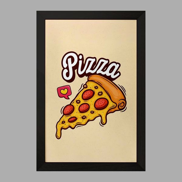 تابلو خندالو مدل پیتزا  Pizza کد 31094