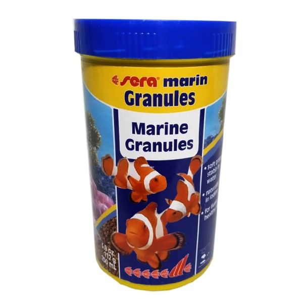 غذای ماهی سرا مدل marine granules وزن 112 گرم