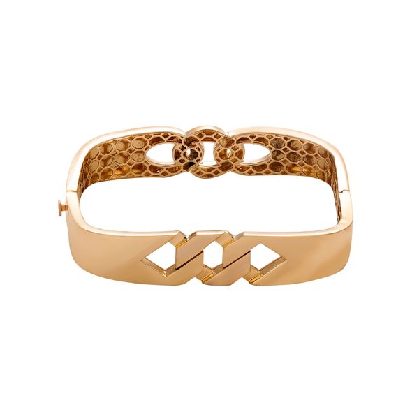 دستبند النگویی طلا 18 عیار زنانه جواهری سون مدل 4343