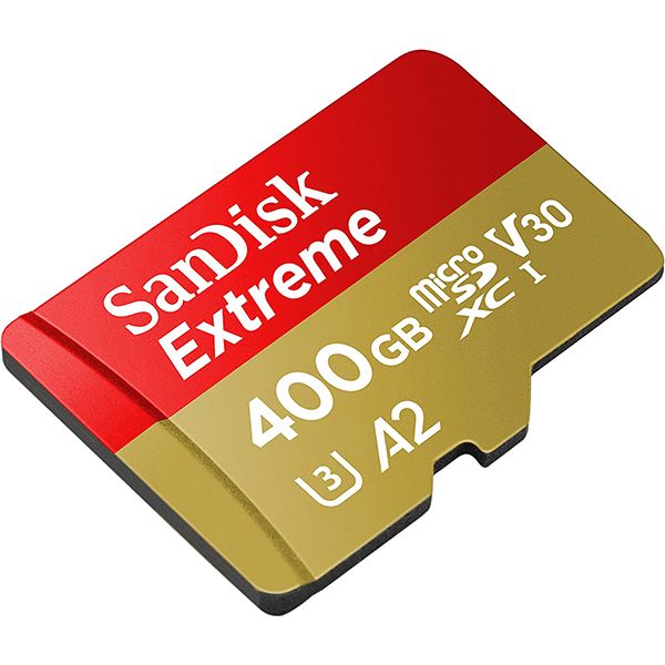 کارت حافظه microSDXC سن دیسک مدل Extreme کلاس A2 استاندارد UHS-I U3 سرعت 160MBps ظرفیت 400 گیگابایت