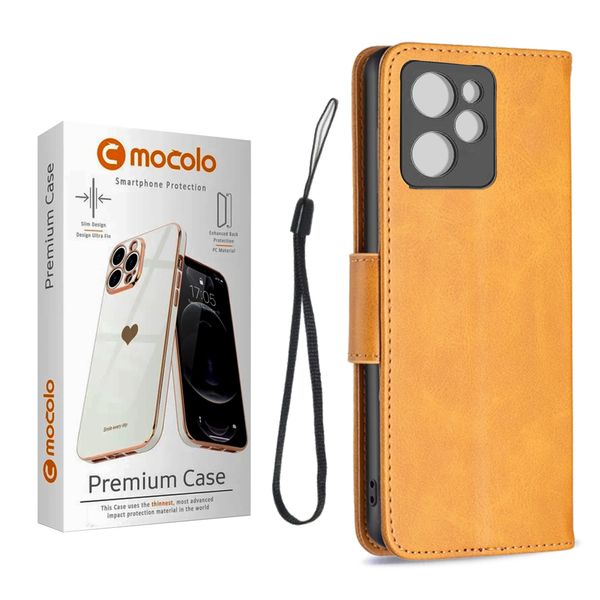 کیف کلاسوری موکولو مدل Flipcover Camp Strap مناسب برای گوشی موبایل شیائومی  Poco X5 Pro به همراه بند