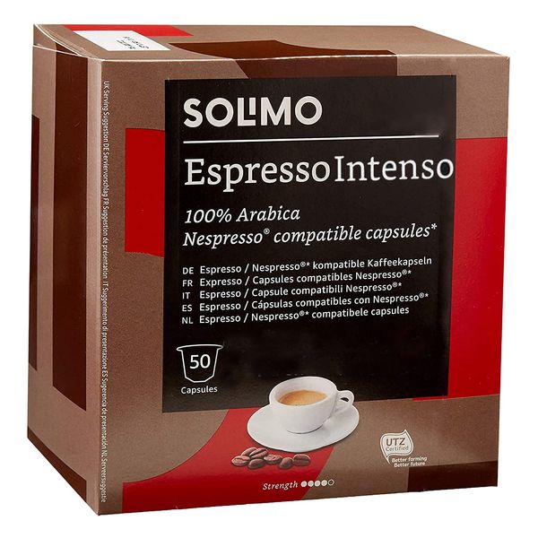 کپسول قهوه اسپرسو اینتنسو سولیمو بسته 50 عددی