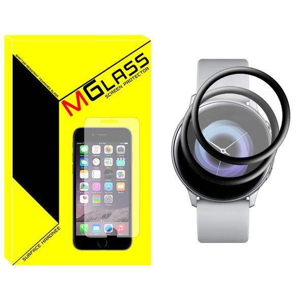 محافظ صفحه نمایش نانو ام‌گلس مدل Pmma-MG مناسب برای ساعت هوشمند سامسونگ Galaxy Watch Active 40mm بسته دو عددی