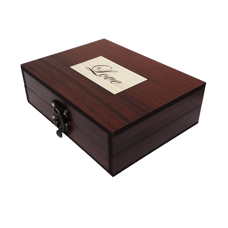 جعبه هدیه چوبی کادویی آیهان باکس مدل 51