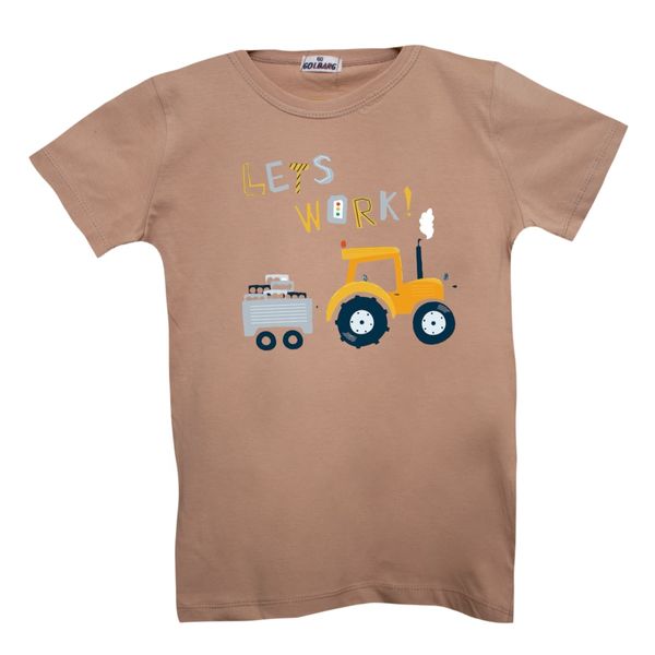 تی شرت آستین کوتاه پسرانه مدل ماشین کد 12