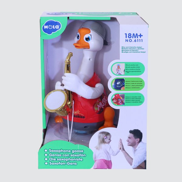 بازی آموزشی موزیکال هولا مدل اردک با شیپور موزیکال کد 6111