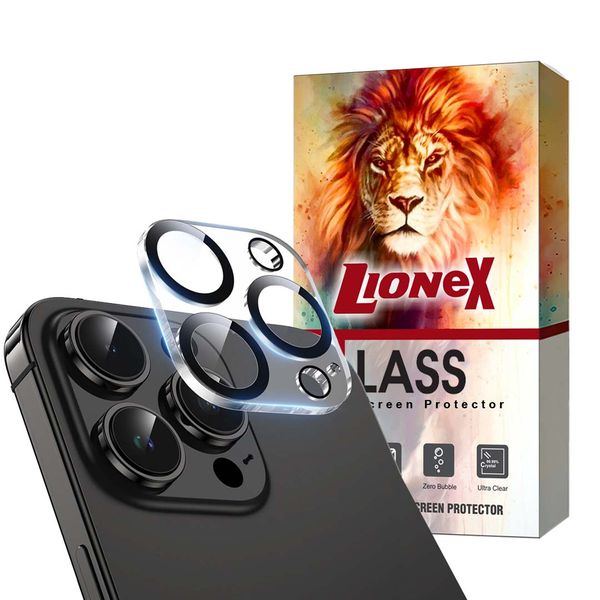 محافظ لنز دوربین لایونکس مدل 3DLNZSLLI مناسب برای گوشی موبایل اپل iPhone 12 Pro  