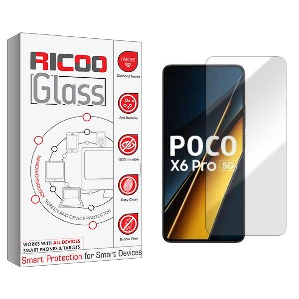 محافظ صفحه نمایش ریکو مدل RiC2 مناسب برای گوشی موبایل شیائومی Poco X6 Pro