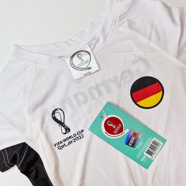 تیشرت ورزشی پسرانه فیفا مدل GERMANY جام جهانی 2022 قطر