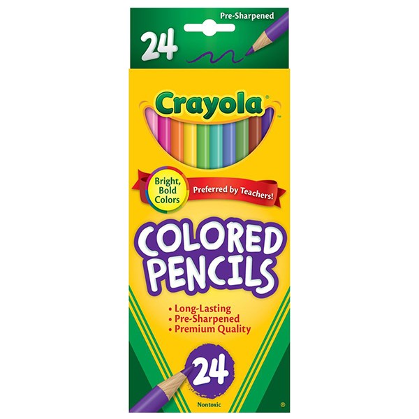 مداد رنگی 24 رنگ کرایولا