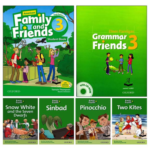 کتاب Family and Friends 3 اثر جمعی از نویسندگان انتشارات آرماندیس شش جلدی