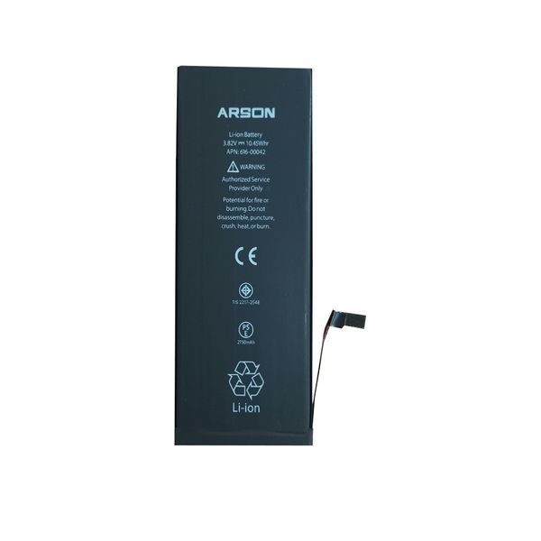 باتری موبایل آرسون مدل 616-00042 ظرفیت 2750 میلی آمپر ساعت مناسب برای گوشی موبایل اپل Iphone 6SP