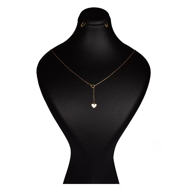 گردنبند طلا 18 عیار زنانه کرابو طرح قلب مدل Kr7005