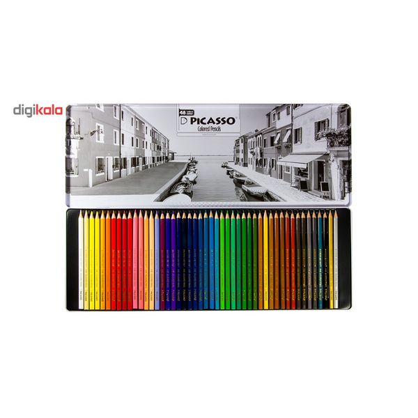 مداد رنگی 48 رنگ پیکاسو مدل Superb Writer طرح ونیز