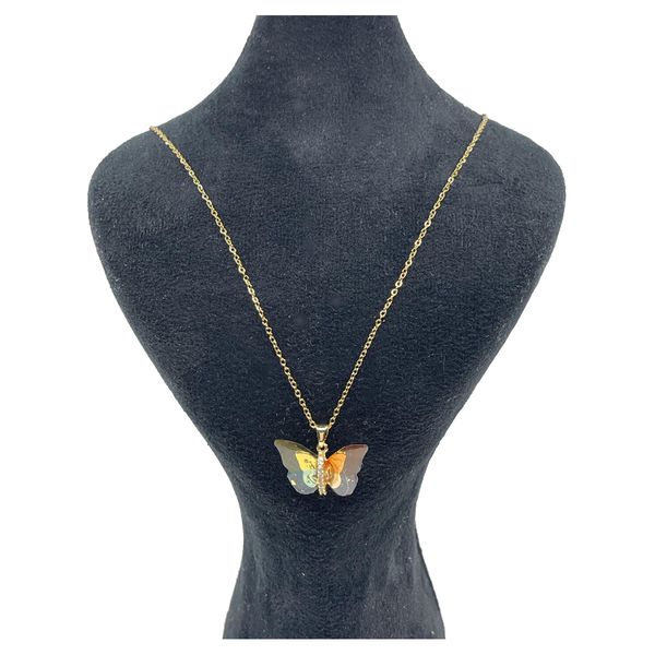 گردنبند زنانه استینلس استیل مدل پروانه