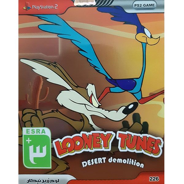 بازی Looney tunes مخصوص PS2 نشر لوح زرین