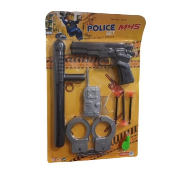 بیسیم و دستبند اسباب بازی مدل ست پلیس کد ck222 بسته 7 عددی