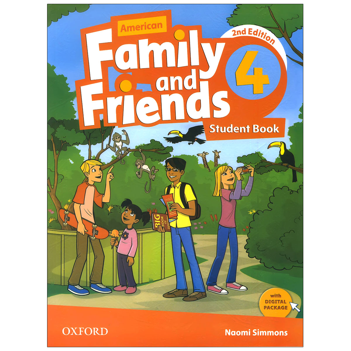 کتاب family and friends 4 اثر Naomi Simmons انتشارات اکسفورد